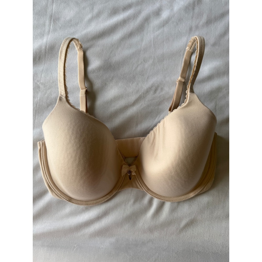 Victoria's Secret Body by Victoria Lined Perfect Coverage Bra Nude 32DDD Basic